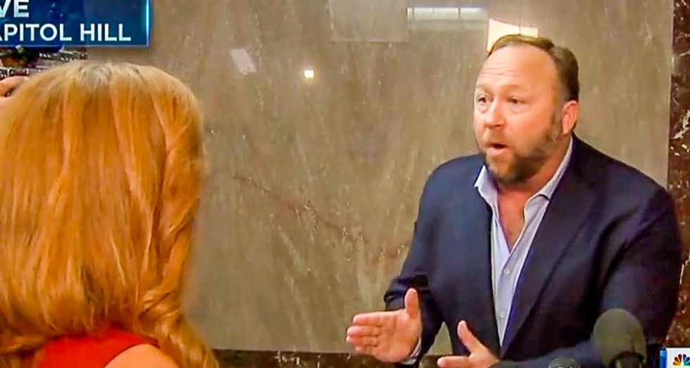 CNBC cuts Alex Jones' live feed at Capitol as he rants about being silenced by 'dangerous authoritarianism'