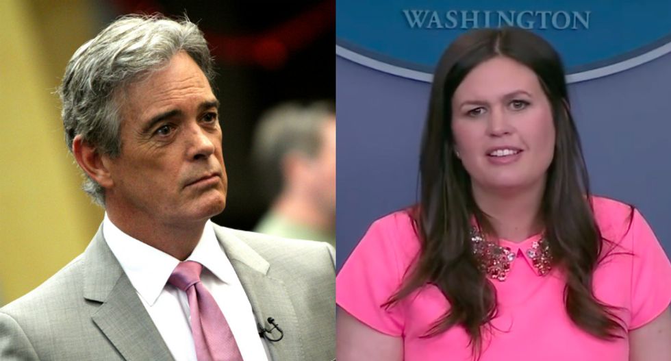 Fox White House correspondent walks out on Huckabee Sanders - and takes parting shot
