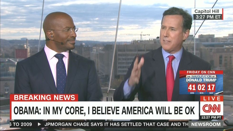 Van Jones scorches Rick Santorum for whining that Obama sounded ‘too progressive’ at final presser