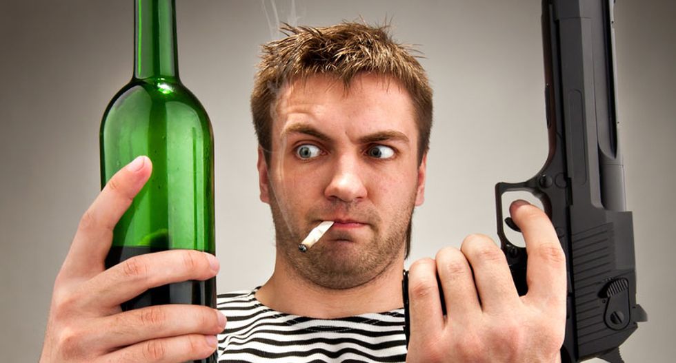 'Support the NRA with every sip!' -- Welcome to the NRA's wine club