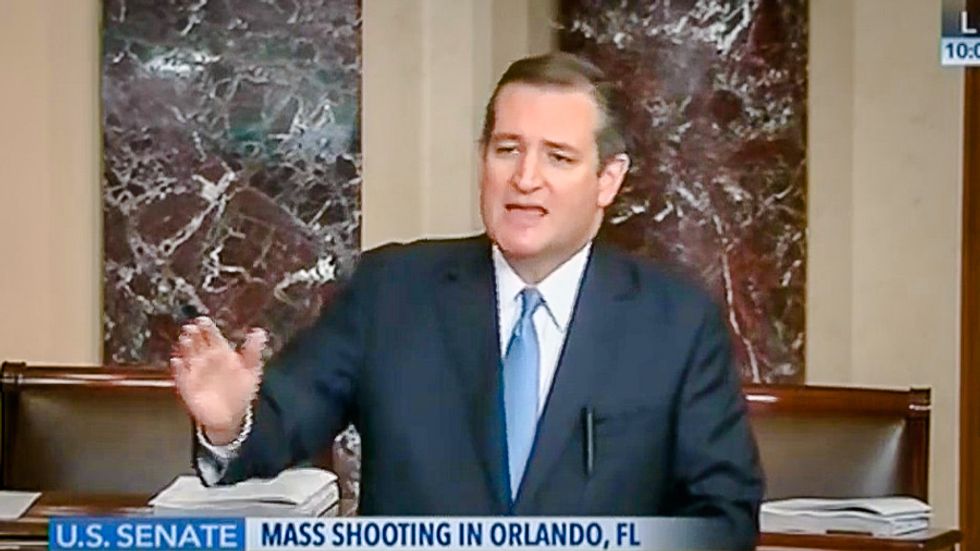 Ted Cruz, who read Dr. Seuss on Senate floor, attacks Dems for 'ridiculous' anti-gun filibuster