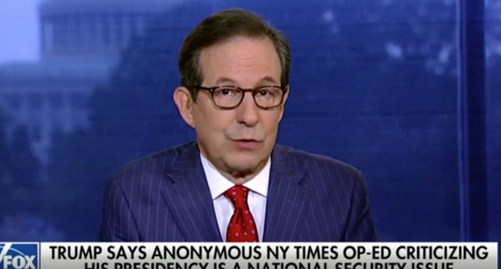 Fox News' Chris Wallace slams Trump for his 'disturbing' demand to prosecute NY Times op-ed writer