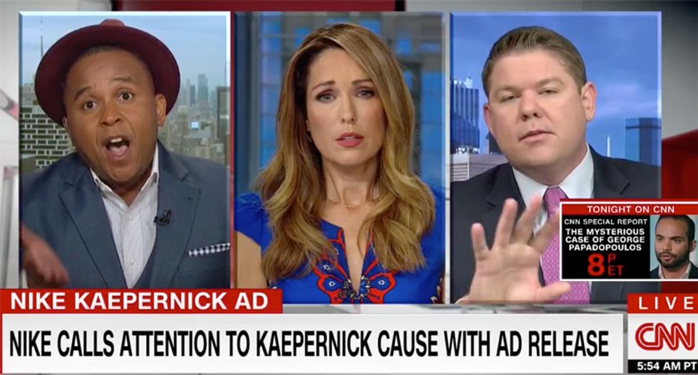 CNN panel blows up after conservative guest tries to lecture civil rights leader on how blacks should protest