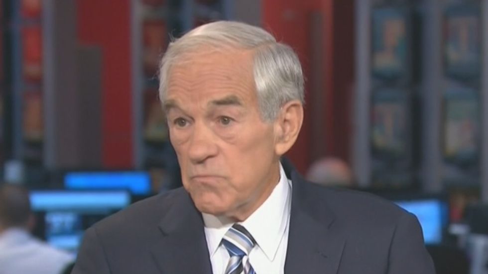 Female anchor confronts Ron Paul over plan for women to quit work en masse and home school