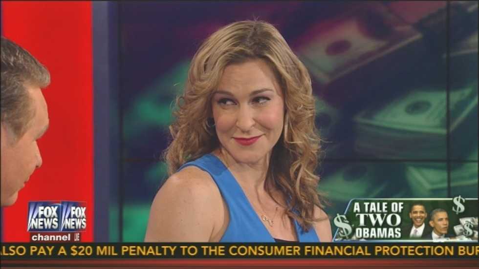 Hannity guest slut shames female liberal as a no 'Catholic girl,' but a 'Farrah Fawcett wannabe'