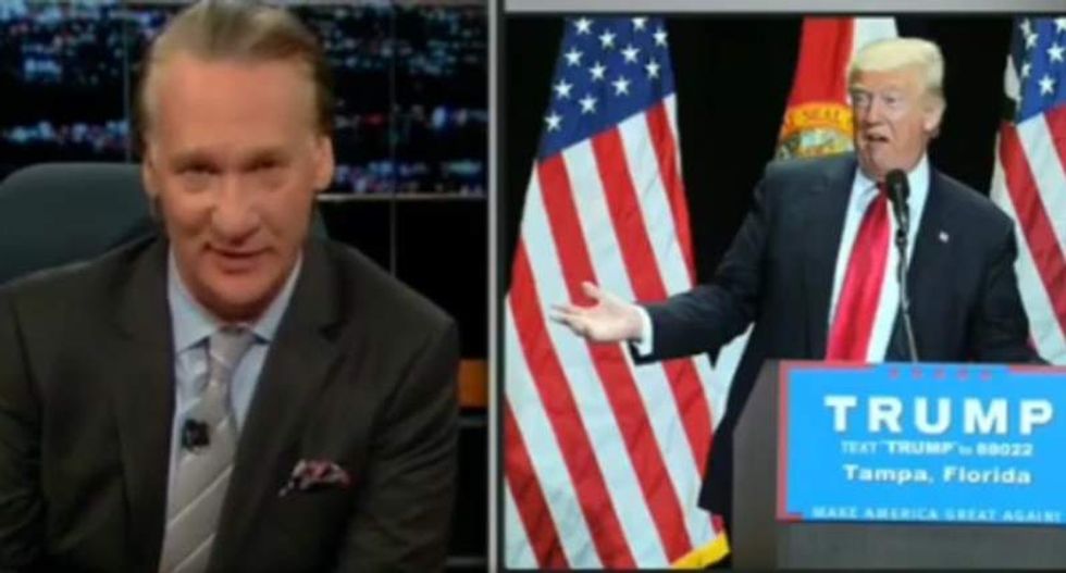 Bill Maher: If Hillary insulted McCain like Trump, 'they'd be burning pantsuits in effigy'