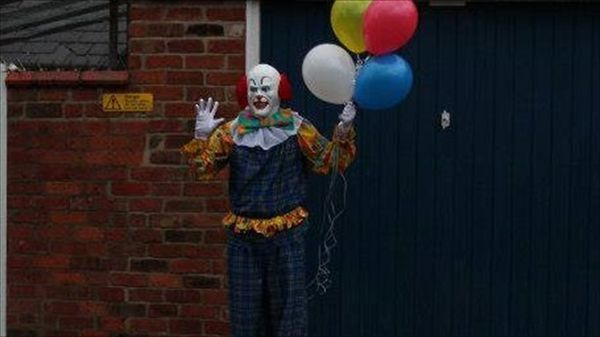 'Northampton Clown' terrifies British town for 'harmless fun'
