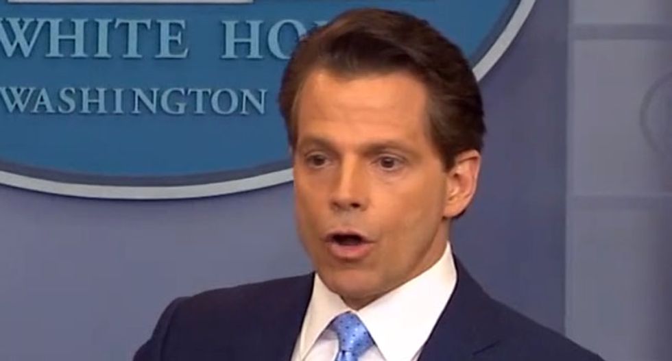 'Sweating like a pig': Scaramucci escalates Trump fight nailing president for 'going off the rails' and a 'nervous wreck'