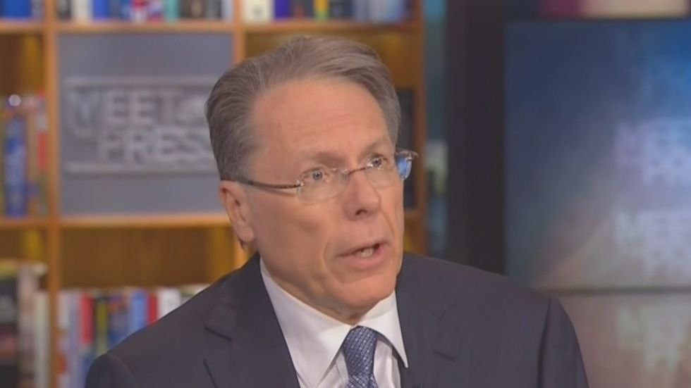 NBC host confronts LaPierre's call for more 'good guys with guns': 'Where does it stop?'