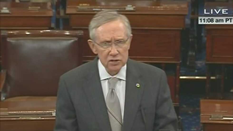 Reid slams GOP's 'Thelma & Louise' plan to shut down government and kill Obamacare