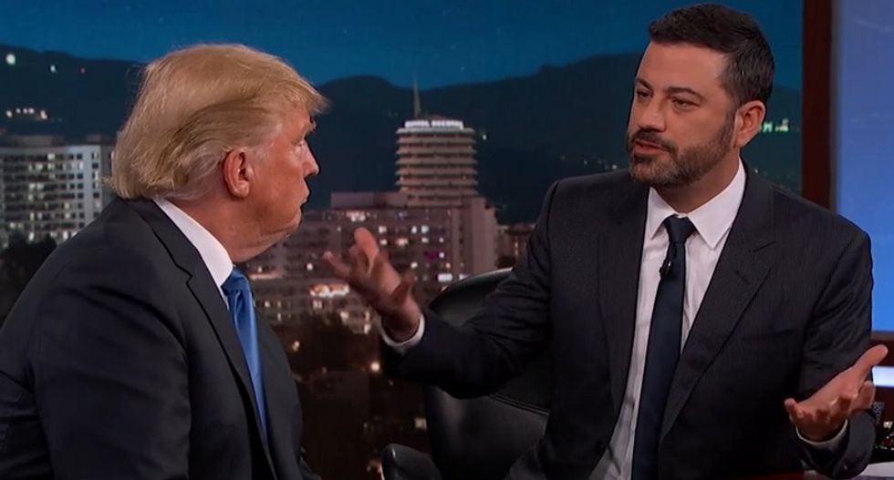 Jimmy Kimmel does CNN’s job by asking Donald Trump about his ‘un-American’ views on Muslims
