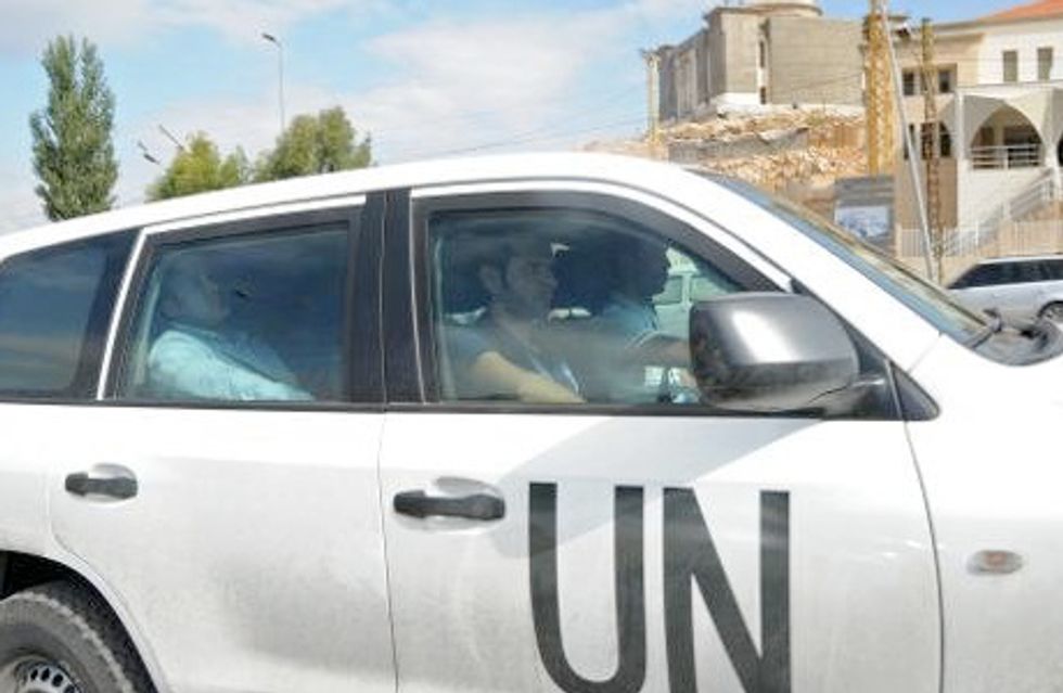 UN chemical arms experts arrive in Syrian capital