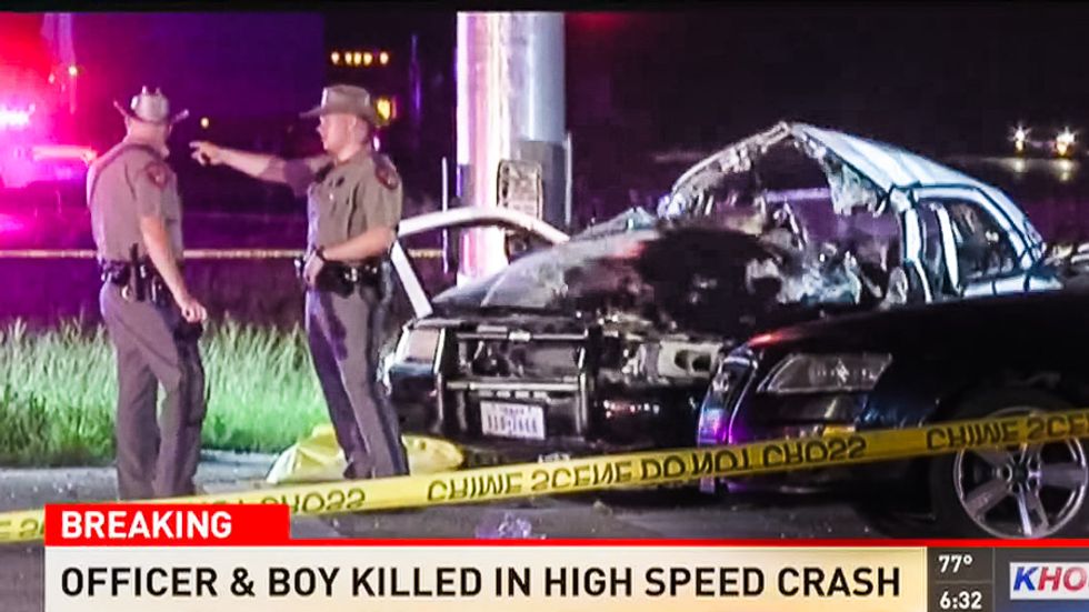 Texas officer and 11-year-old boy killed during high speed chase over sidewalk urination