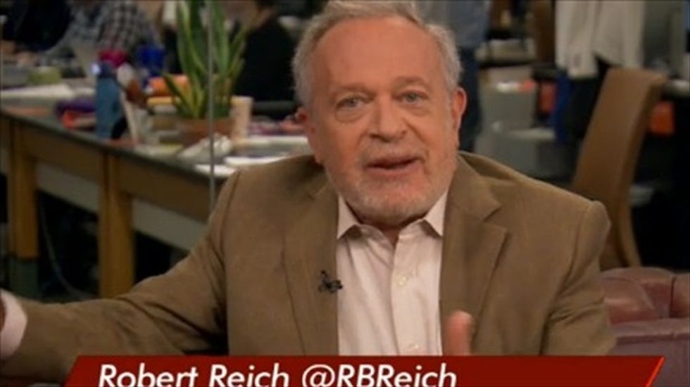 Robert Reich challenges O'Reilly: 'Be a man, have the courage, let's debate'