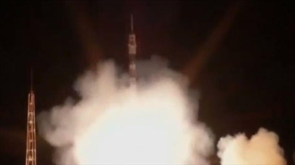 WATCH: U.S.-Russia crew begins shortened trip to International Space Station