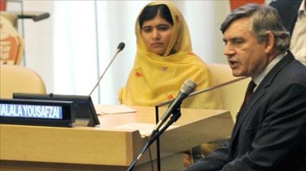 Pakistani teen activist Malala pleads to UN: Send books, not guns