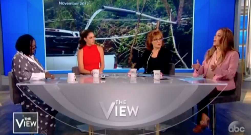 The View slams Trump's disconnection with reality after he praises himself for Puerto Rico recovery