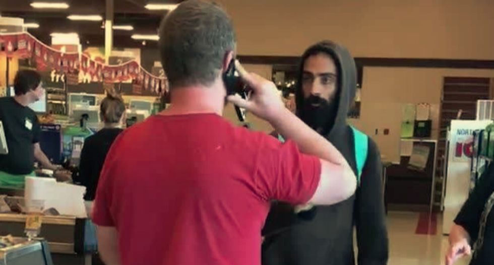 Watch a white guy attempt a ‘citizen’s arrest’ on darker-skinned man he thinks is an ‘illegal alien’
