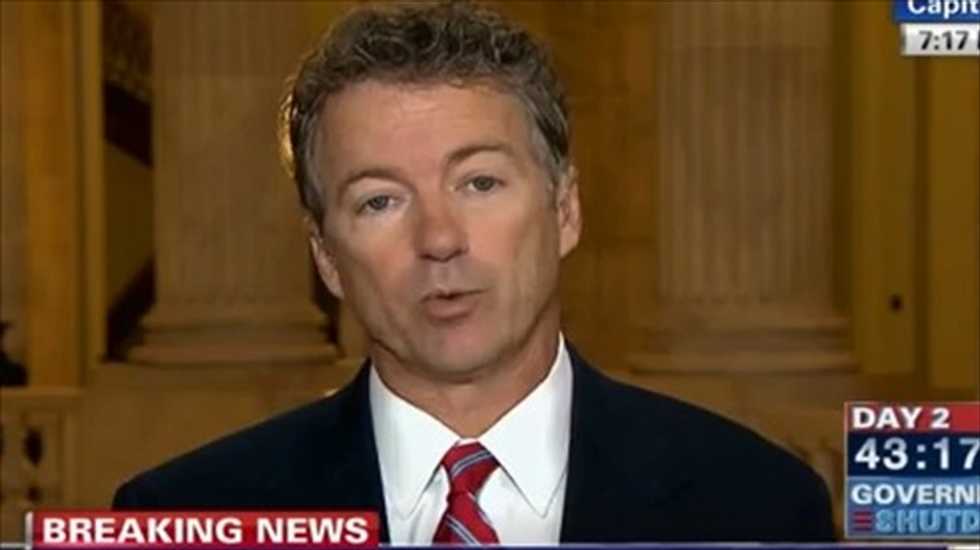 Rand Paul accuses Democrats of 'scaring people' over debt ceiling