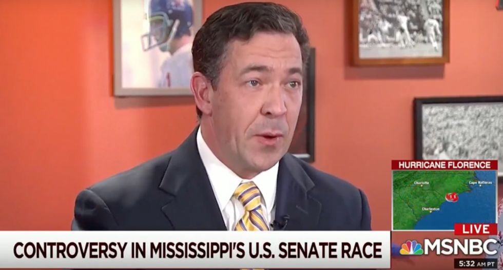 WATCH: Live MSNBC audience showers Mississippi Republican with boos for racist defense of Confederate flag