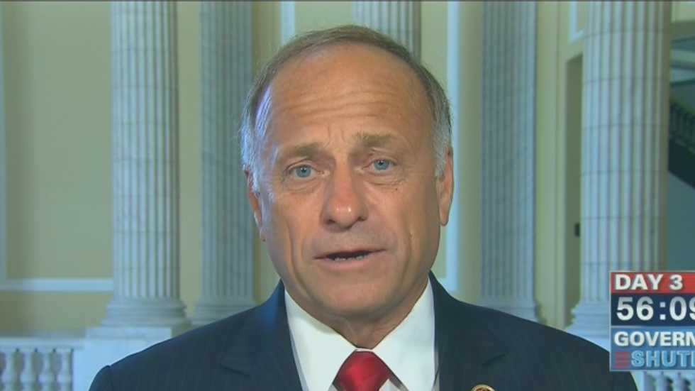 Steve King accuses Obama of 'largest political tantrum ever' during shutdown