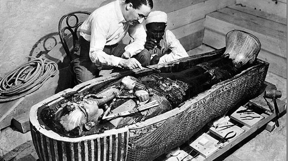 Replica of Tutankhamun's tomb aims to divert tourists from threatened site