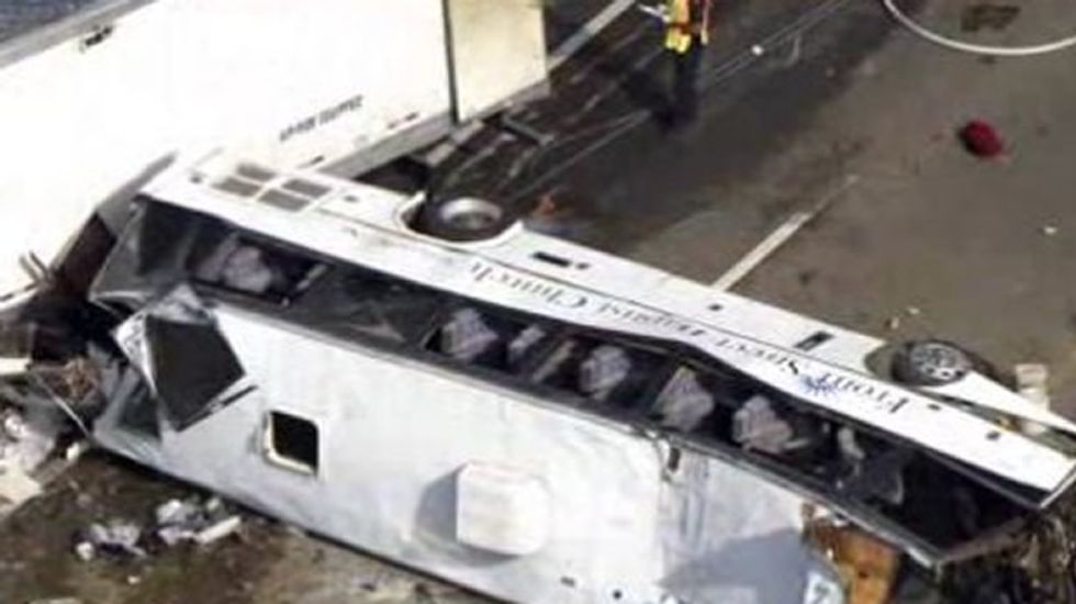 Gov. shutdown stops NTSB investigation into bus crash that killed eight