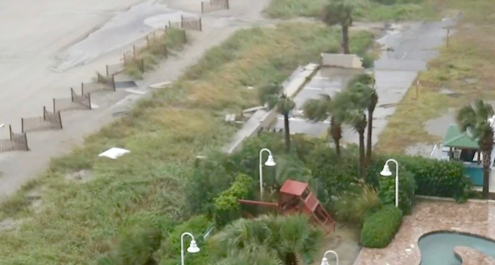 Myrtle Beach will be cut off from state 'indefinitely' as Florence knocks out all access: report