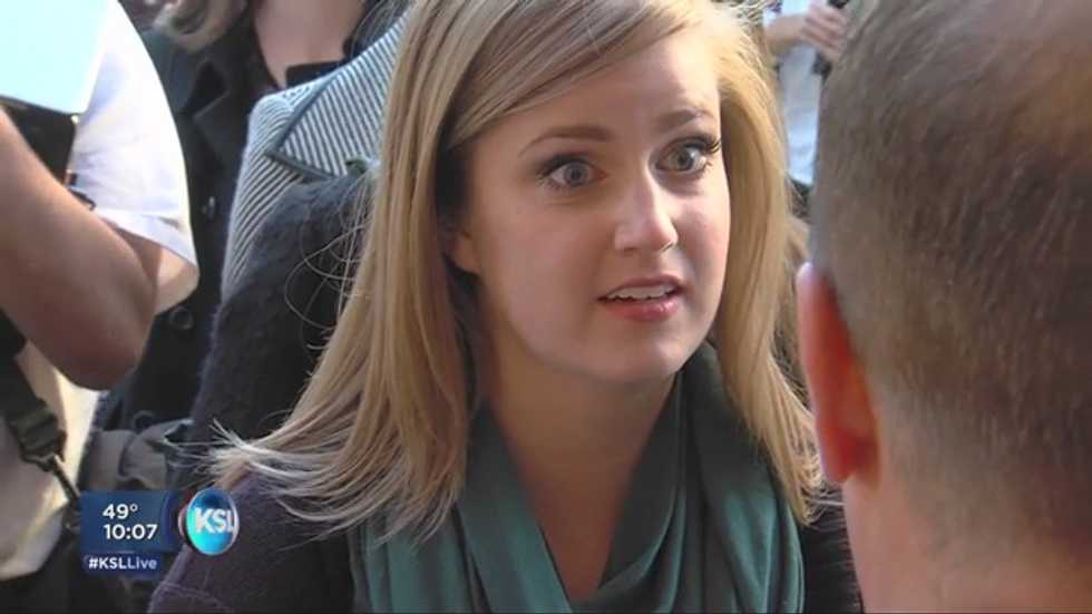 Watch: Mormon officials turn away 150 female members from all-male conference