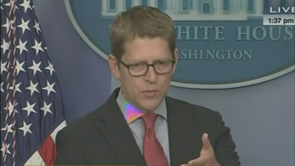 Jay Carney smacks down ABC's Jonathan Karl: 'I'm sure you'll represent' GOP talking points