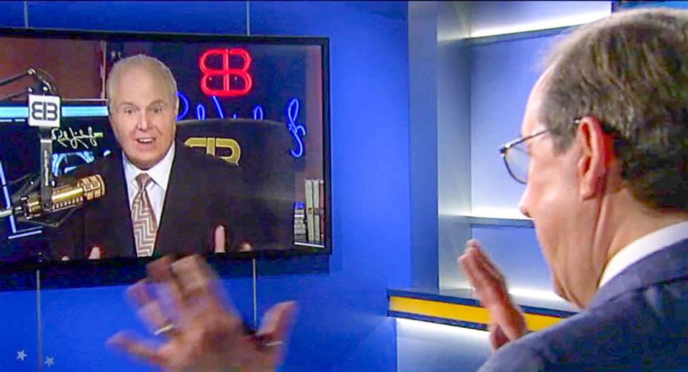 Chris Wallace calls Rush Limbaugh a hypocrite -- to his face: 'You were outraged' over Obama's executive actions