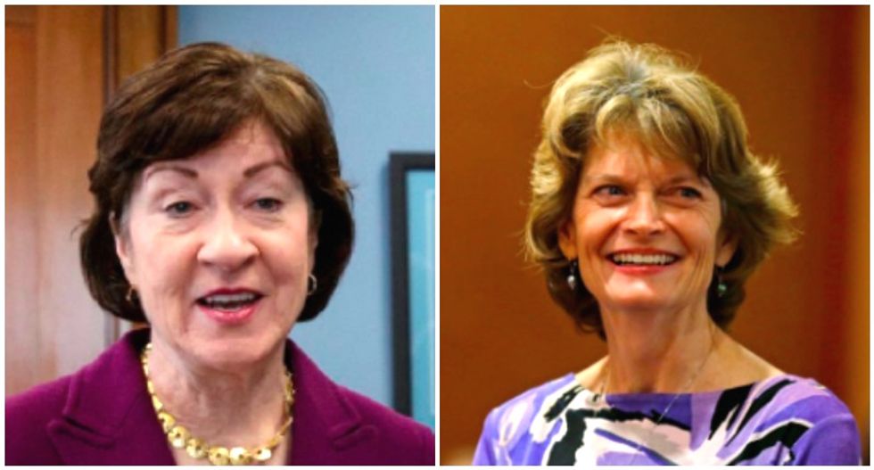 GOP Sens. Murkowski and Collins called out for hypocrisy on Al Franken -- while they still consider Brett Kavanaugh