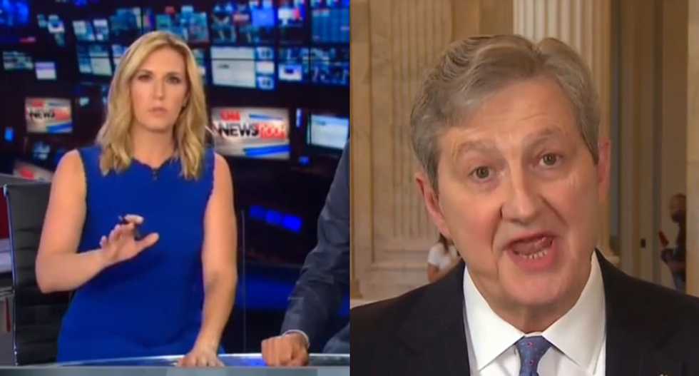 GOP senator snaps at CNN host for grilling him about investigation into Kavanaugh assault allegations