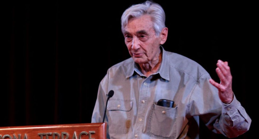 Trump calls Howard Zinn's work 'propaganda' -- hear the legendary historian in his own words