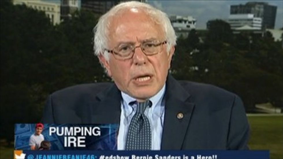 Bernie Sanders tells Ed Schultz: Southern Democrats are tired of being abandoned by the party