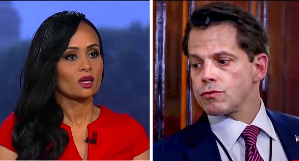 Scaramucci secretly dined with Katrina Pierson at Trump Hotel hours after firing announced