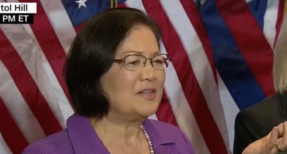 Hawaii Democrat Mazie Hirono blasts GOP 'hell or high water' rush to confirm accused sexual predator Kavanaugh