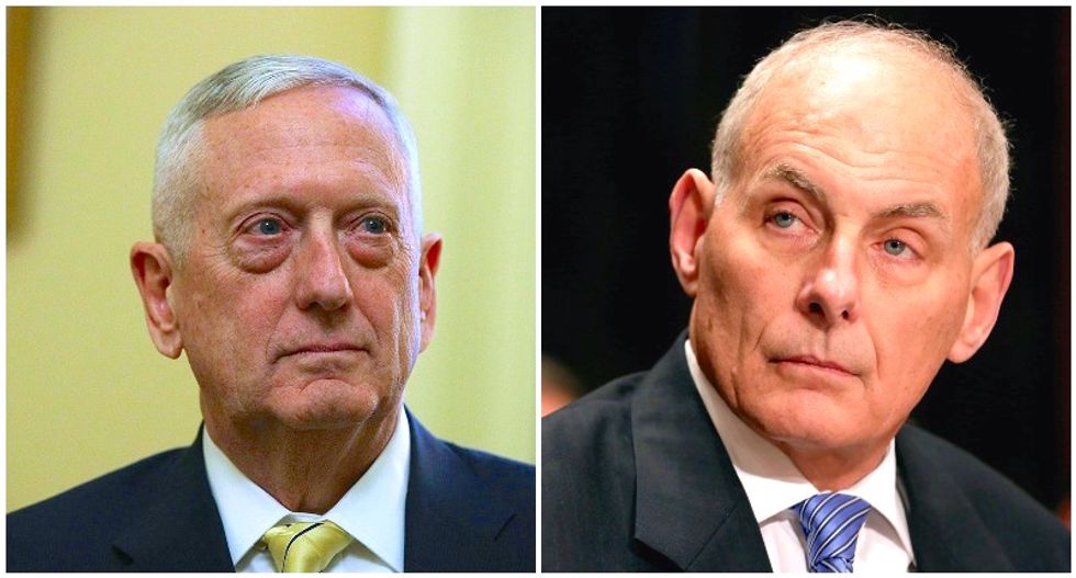 GOP official imagines Kelly and Mattis discussed tackling Trump if he 'lunges for the nuclear football': report
