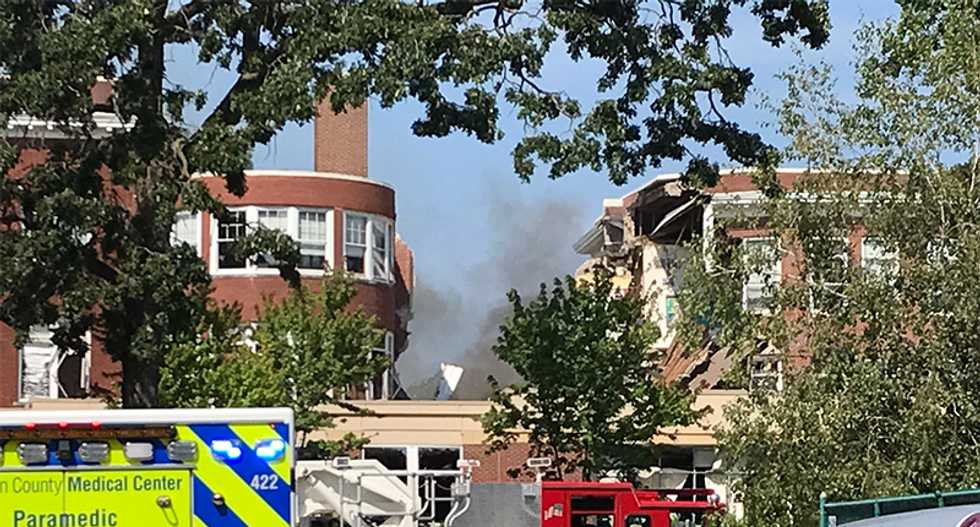 WATCH LIVE: Minneapolis school collapses after explosion -- rescues underway