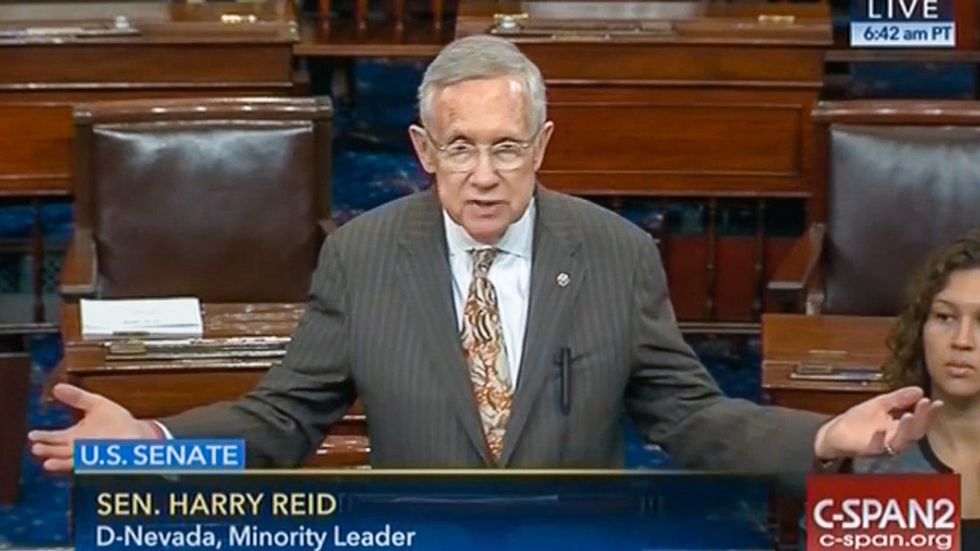 Harry Reid blasts FBI's Comey for 'partisan actions' and possible violations of federal law