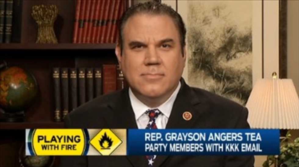 Martin Bashir challenges Alan Grayson: How many activists has the Tea Party killed?