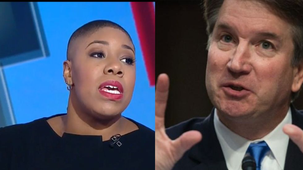 'He's in trouble': CNN's Symone Sanders nails Brett Kavanaugh's Fox News appearance