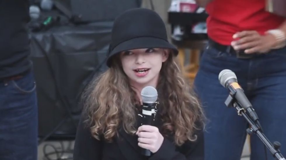 12-year-old 'suffragette' fires back at NC gov. for voter suppression: 'I am not a prop!'