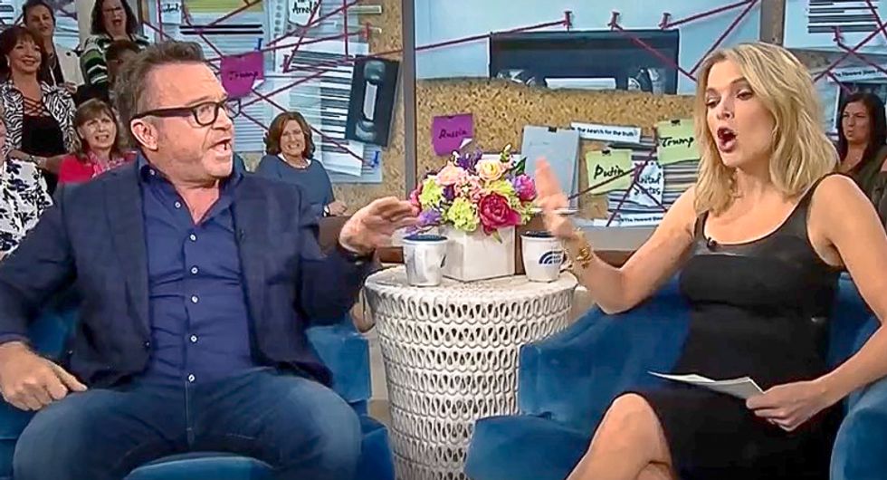 Tom Arnold confronts Megyn Kelly: 'You defend Kavanaugh and those guys, maybe you defend me for one second'