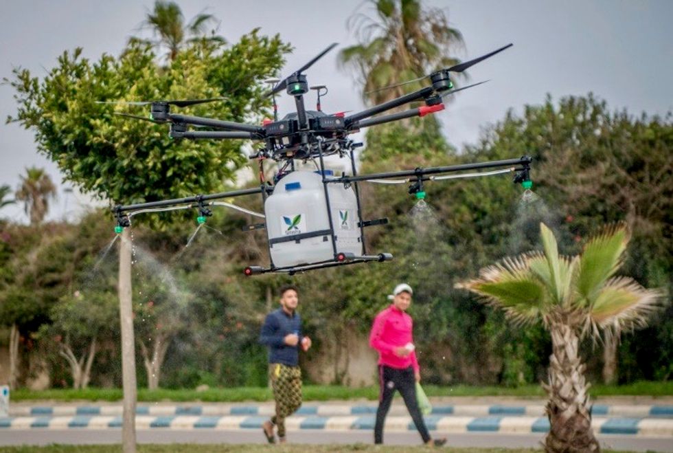 Morocco launches fleet of drones to tackle virus from the sky