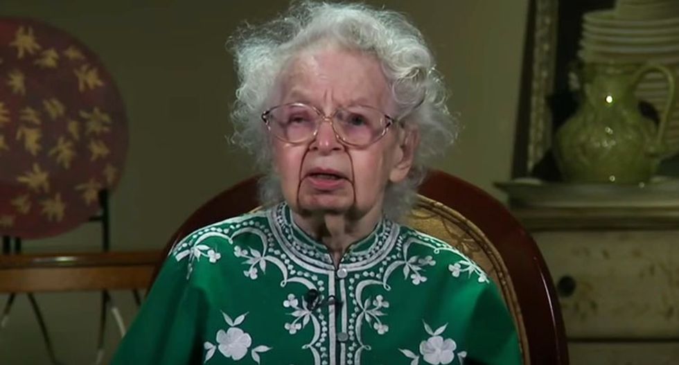 103-year-old woman: 'I must live to vote for Hillary' because 'Trump would be a national disaster'