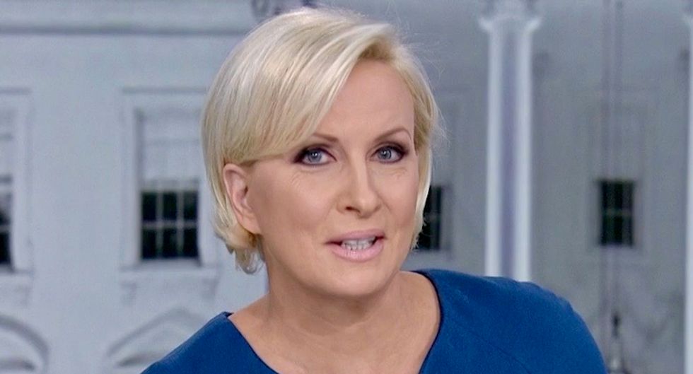 'Simply disgusting': MSNBC's Mika visibly cringes after rolling clip of Trump bashing Kavanaugh accuser