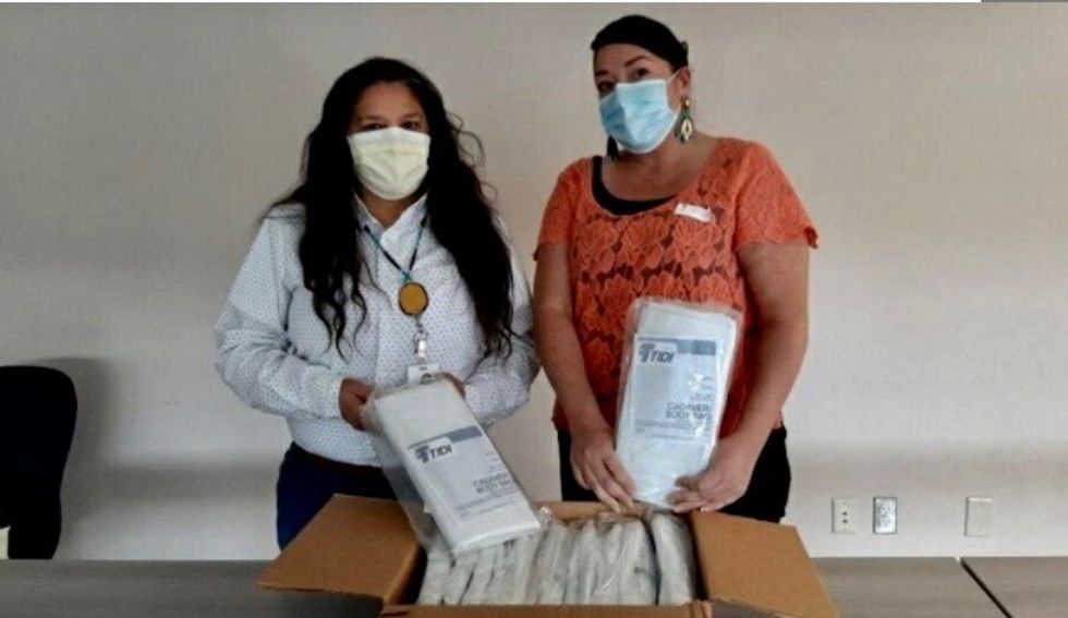 Body bags instead of requested Covid-19 testing kits for Native American clinic seen as cruel metaphor