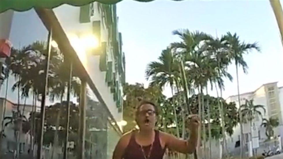 COVID-19 Truther has unhinged meltdown at Miami grocery store workers: 'This is a fake pandemic!'