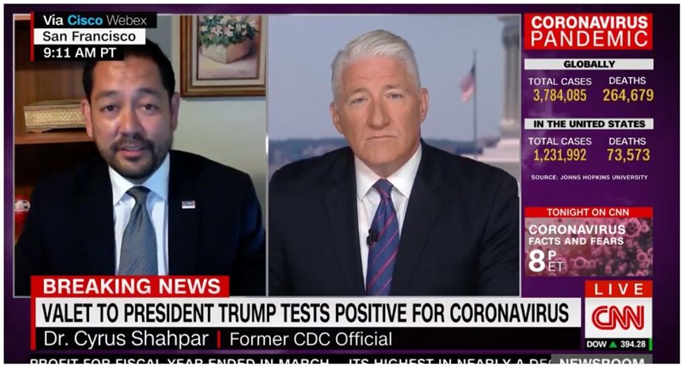 Trump needs to quarantine – he could have coronavirus despite initial negative test: former CDC official